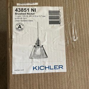 TWO lamps KICHLER 43851 NI